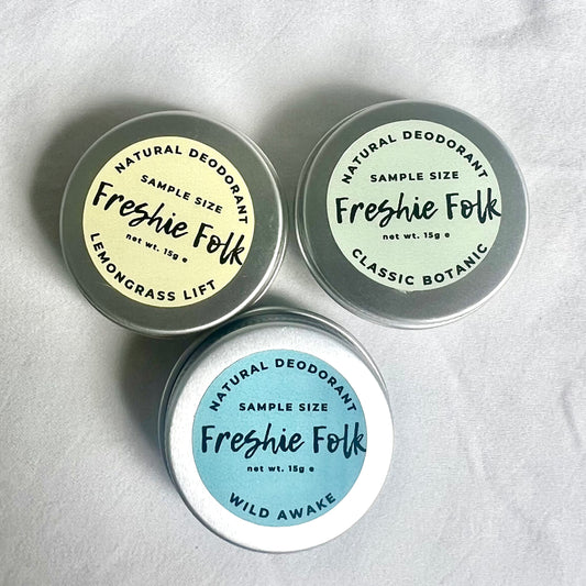 Bundle - Sample Deodorants and Detox Mask