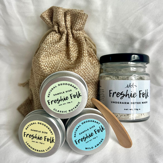 Bundle - Sample Deodorants and Detox Mask